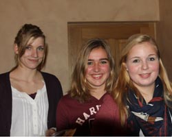 Der anwesende Dressurkader v.l. Kati Spierling, Katharina Wiegert und Anna Rindler. Foto: Wego
