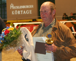 Der von Thomas Kramer gezogene Principal (v. Prinz Oldenburg) war 2012 wieder sehr erfolgreich und brachte den Bützower auf den 2. Platz. Foto: Jutta Wego