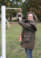 Breitensportbeauftragte Sigrid Gierich hatte am 3. Oktober reichlich zu tun.