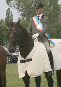 Roland Volkmann - Landesmeister Dressur S-Klasse. Foto: Jutta Wego