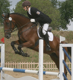 Mit Elando verfügt Stephan Donst über ein weiteres gutes Vielseitigkeitspferd. Zweiter in Klasse L in Strietfeld. Foto: Jutta Wego