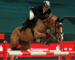 Im Internationalen Zeitspringen am Samstag wurde Thomas Kleis mit Questa Vittoria Dritter. Foto: Wego