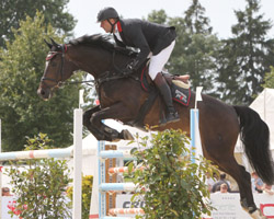 Mit Voigtsdorfs Quonschbob wurde Andre Thieme am 23. Februar in Ocala/Florida Zweiter in einem Qualifikations-Grand Prix zum 1 Millionen Grand Prix im September in Saugertiers/New York. Foto: Jutta Wego