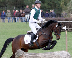 Stephan Donst reister nur mit Mona D in Löwenberg an und wurde Zweiter in der L-Vielseitigkeit. Foto: Lohrmann