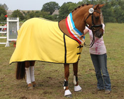 Döra bei der auszeichnung als Landeschampioness 2011. Foto: Wego