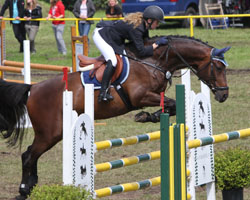 Ein M-Springen in Rupensdorf gewann Sissy Hintz (Gadebusch) auf Lasiano. Foto: Wego