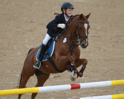 Herzerfrischende Ritte lieferte auch Jytte Ahlmann mit Pony Aladin. Foto: Wego