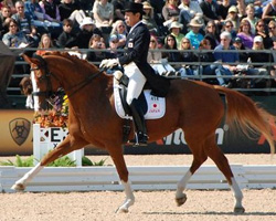 Hiroshi Hoketsu mit seinem 15-jährigen Whisper ist der älteste Olympiateilnehmer in London.