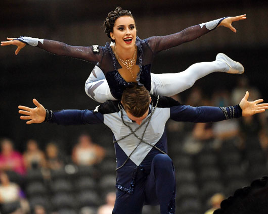 Chiara Congia und Justin van Gerven vom Team Deutschland. Foto: Martin Dokoupil