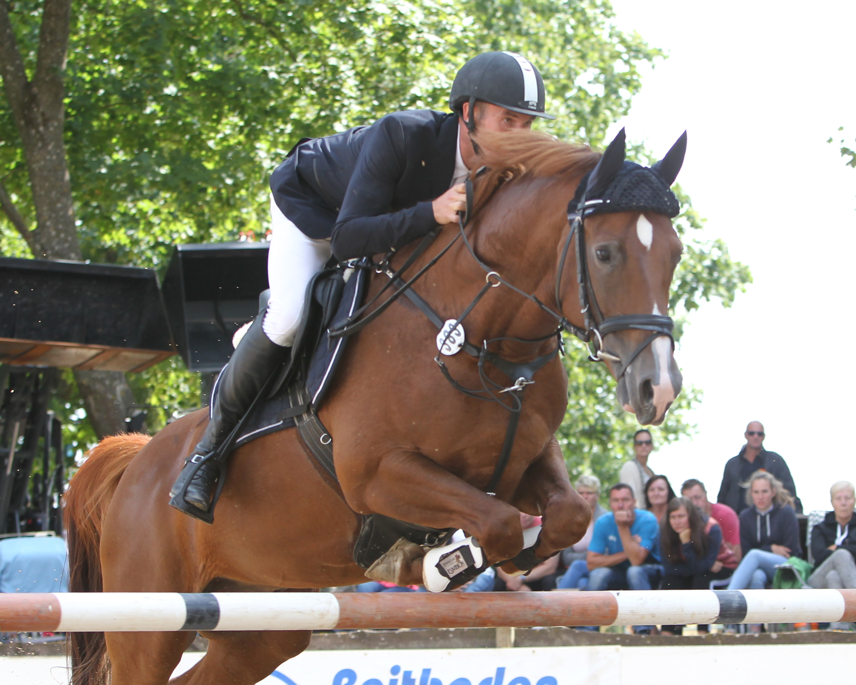 In der Qualifikation Müritz-Pokal wurde Turnierleiter Michael Succow mit Ludwigs As Zweiter. Foto: Jutta Wego