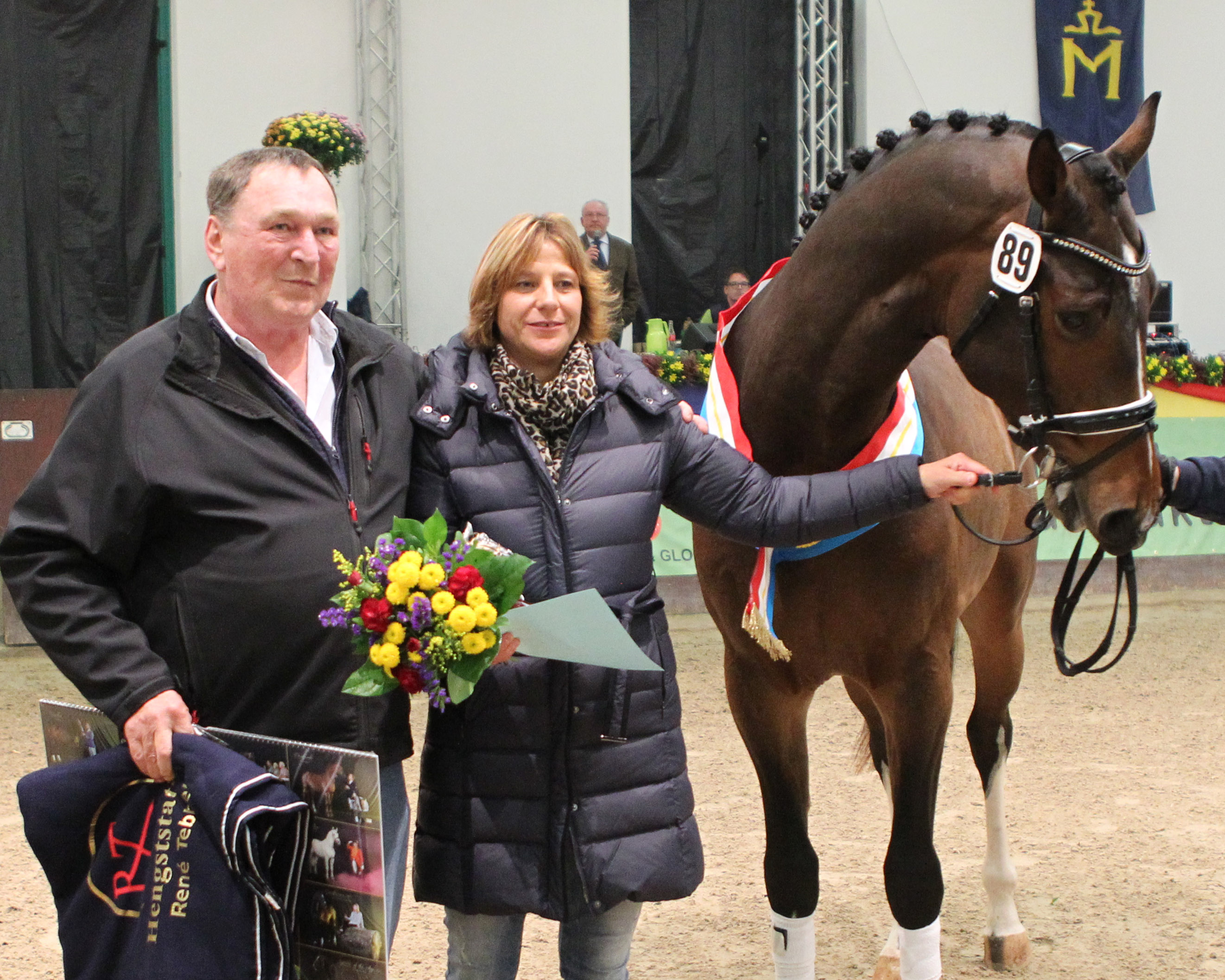 Rang 5 bei den Mecklenburger Züchtern nimmt in diesem Jahr Lothar Guse (Langen Brütz) ein, der 7 erfolgreiche Pferde aus seiner Zucht vorweisen kann. Foto: Jutta Wego