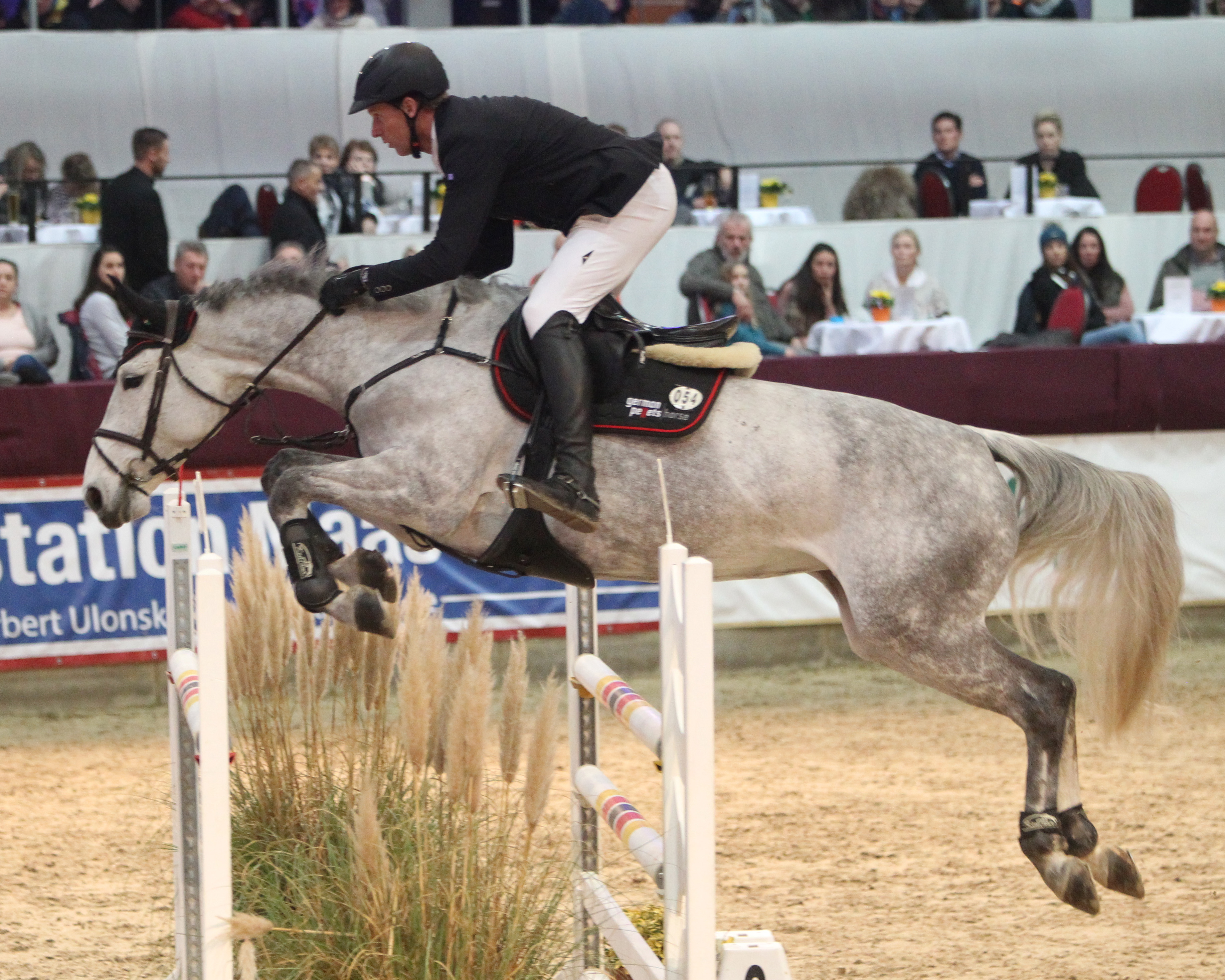 Auch für André Thieme (Plau) gab es mehrere Platzierungen in Negernbötel und einen Sieg auf Carina im Yougster-Springen Klasse M2*. Foto: Jutta Wego