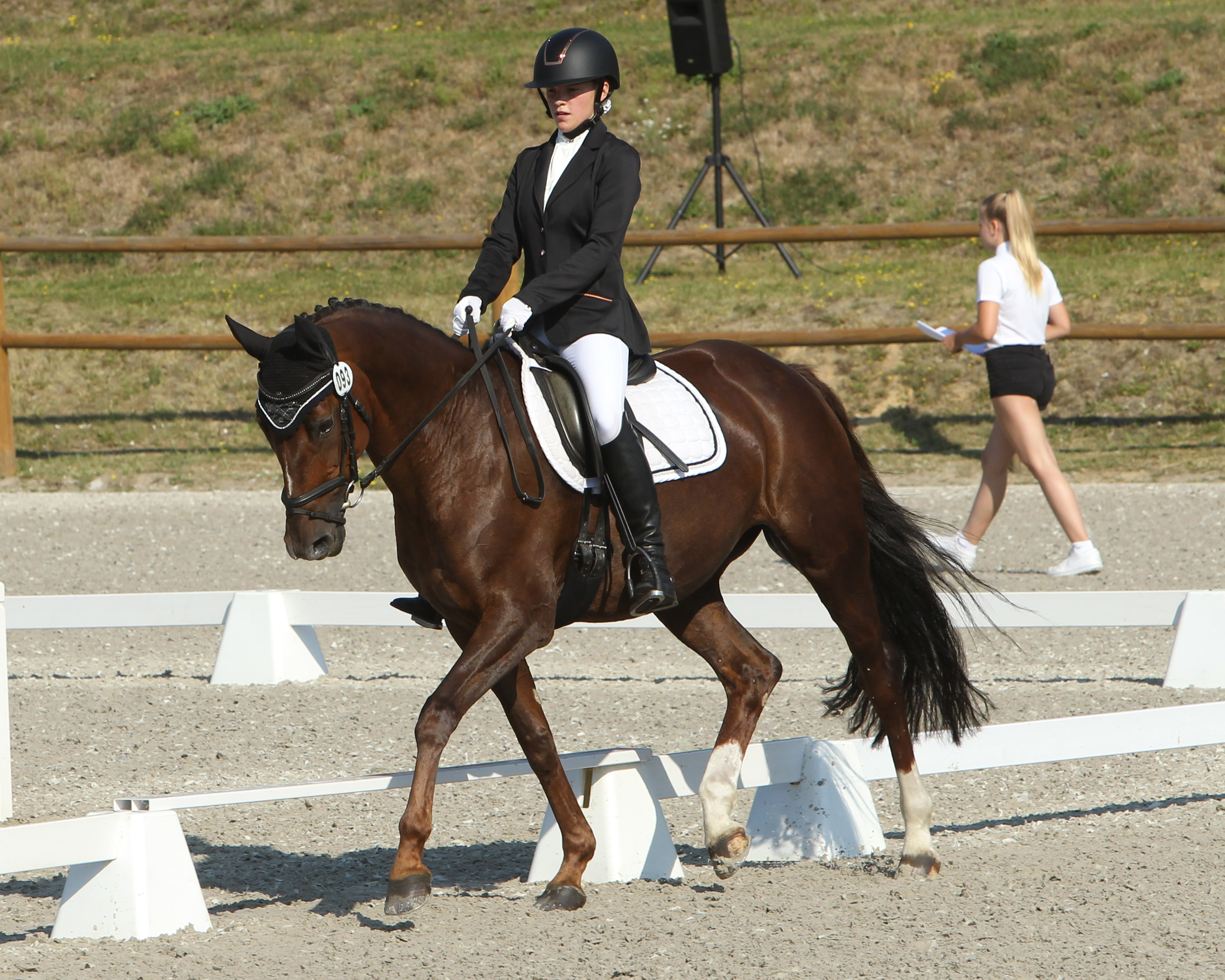 Goldmedaillengewinnerin Leela Meta Segebard (ZFRV Wusterhusen) mit Patricia. Foto: Jutta Wego