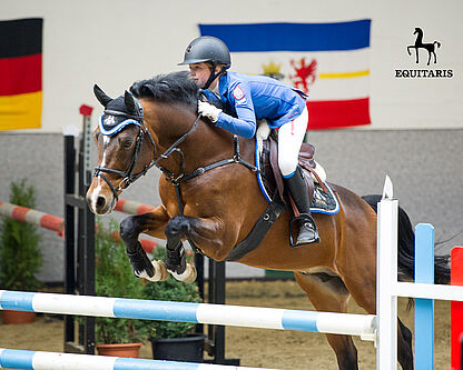 Fiorello (Fiorello x Colonel) mit Amy Hefrich.