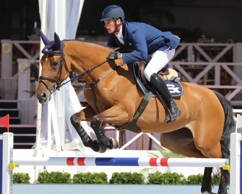 Der deutsche Championatsreiter Daniel Deußer, der in Belgien lebt, nimmt am Winter Equestrian Festival (WEF) in Wellington/Florida teil und hat mit seiner Top-Stute Killer Queen VDM den Großen Preis der CSI4*-Tour gewonnen. © Sportfoto