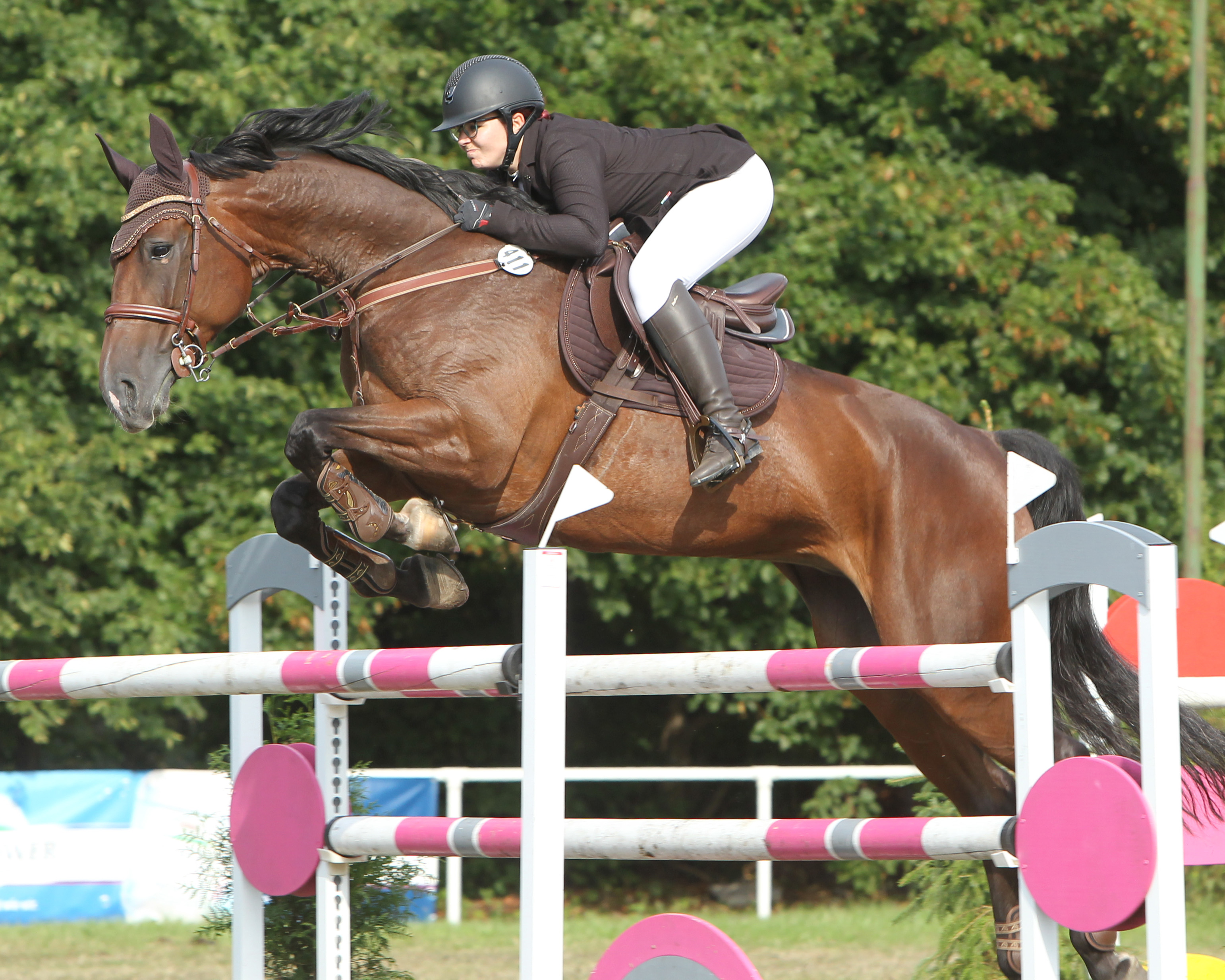 Immer erfolgreicher reitet Vivien Göbel aus Friedrichsruhe. In Luhmühlen gewann sie auf Savona ein Zwei-Sterne M-Springen. © Jutta Wego