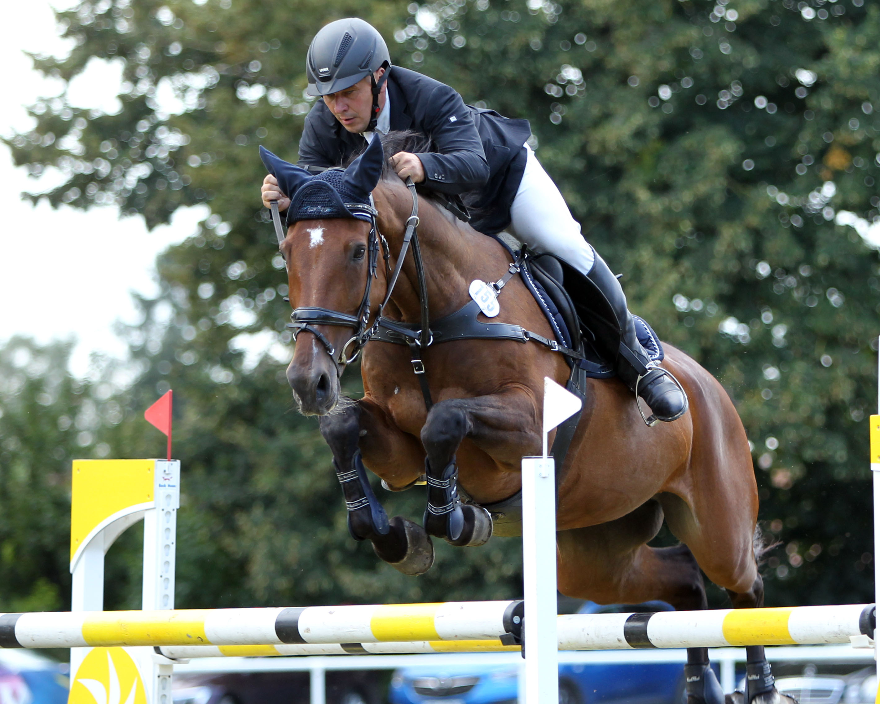 Der Zehlendorfer Enrico Finck kam in Güstrow zu drei Siegen mit Cronau. © Jutta Wego