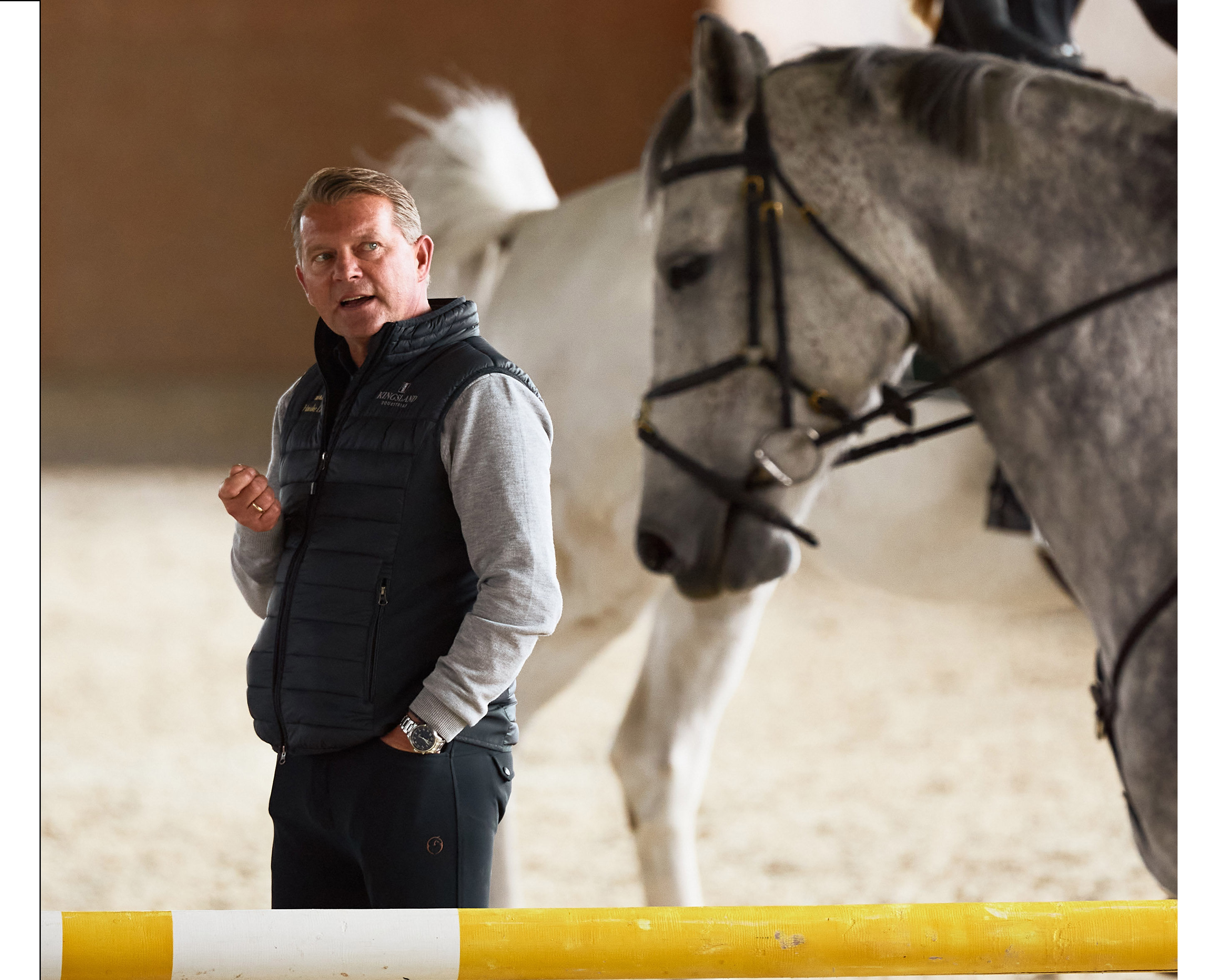 Hauke Luther kommt am 13. und 14. November für einen Springlehrgang zur Reitanlage Fleesensee. © privat