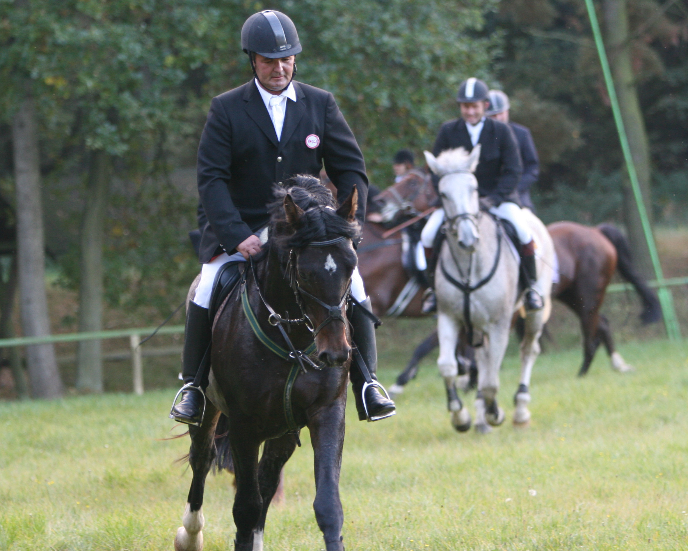 Bis 2018 saß Martin Jürgens selbst im Sattel - hier 2007 bei der Landes-Hubertusjagd in Pasewalk. ©Jutta Wego