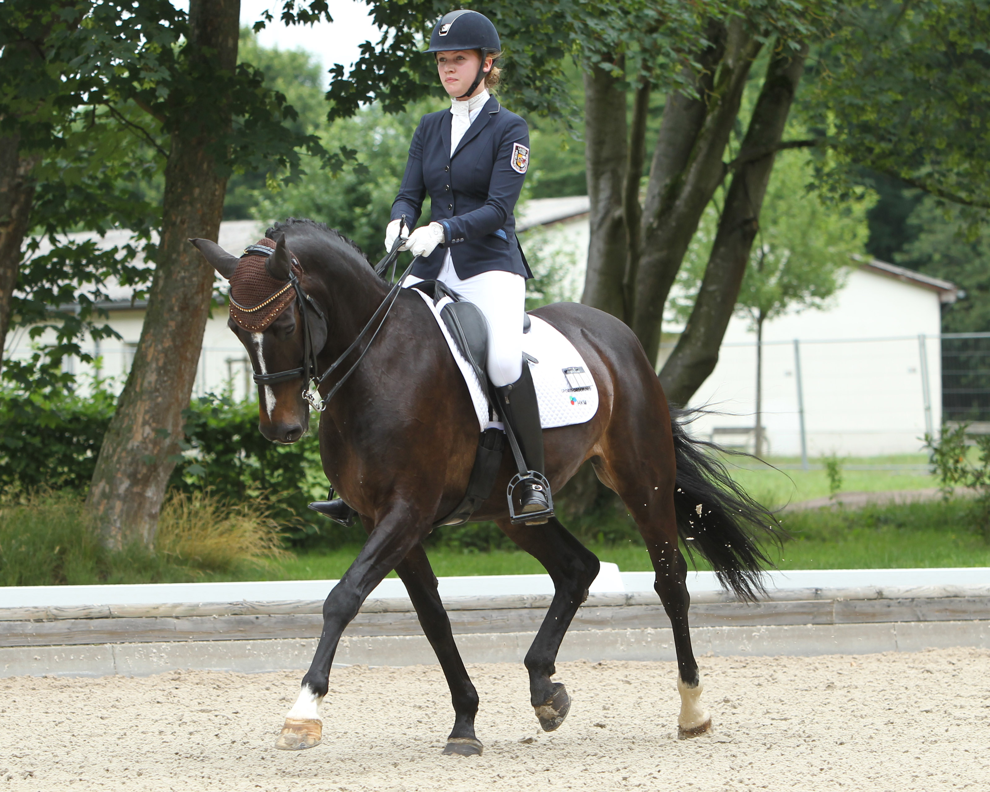 Die 15-jährige Antonia Kurp aus Kloster Wulfshagen hat auf ihrer 16-jährigen Stute Cypres Two mit Wertnote 8,2 die 1. Qualifikation zur „Femfert Dressage Trophy 2022“ gewonnen. © Archiv Wego