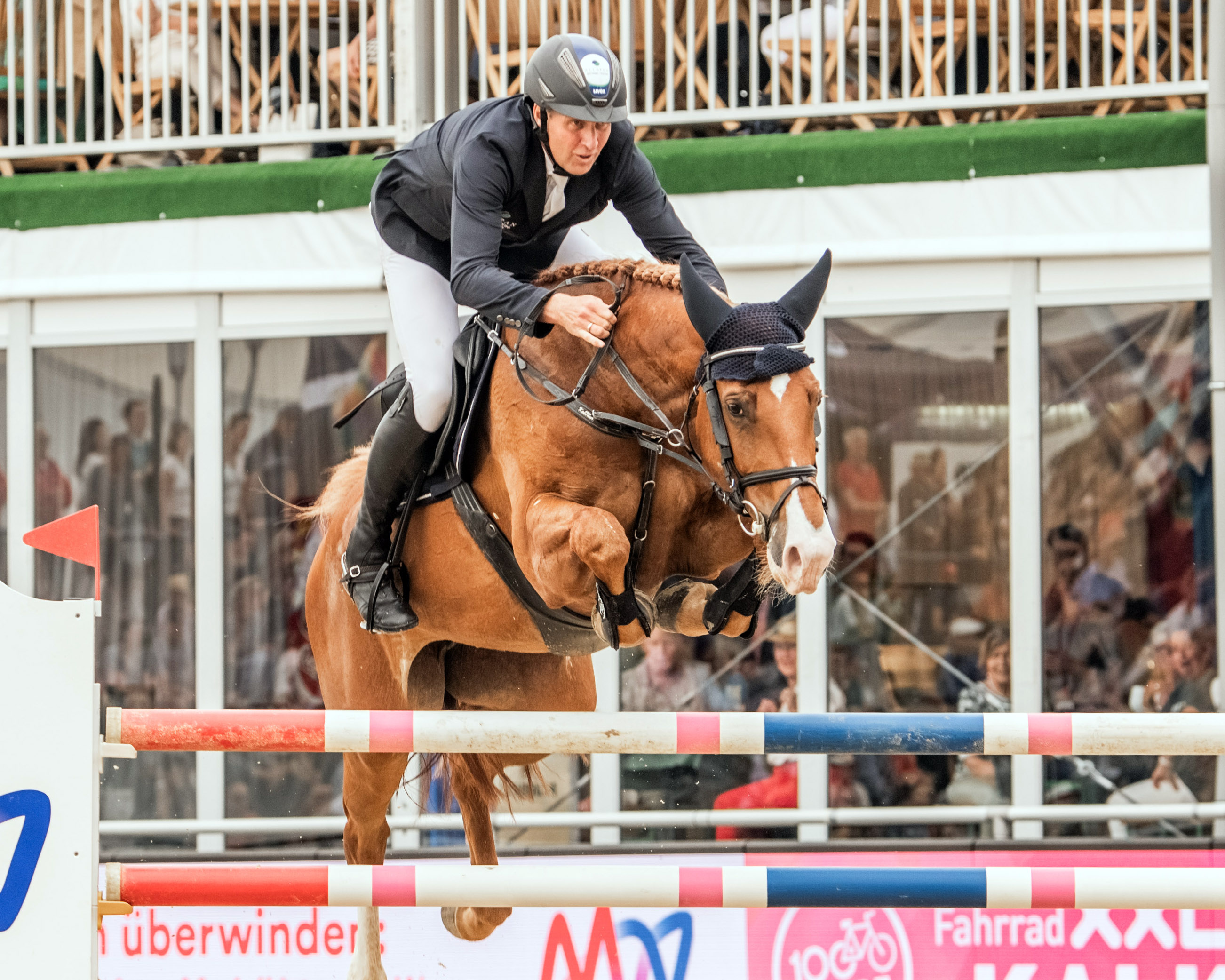 André Thieme mit DSP Chakaria auf dem Weg zum Sieg im Großen Preis von Mannheim, der Bardenia. © Yadel Möhler Photography