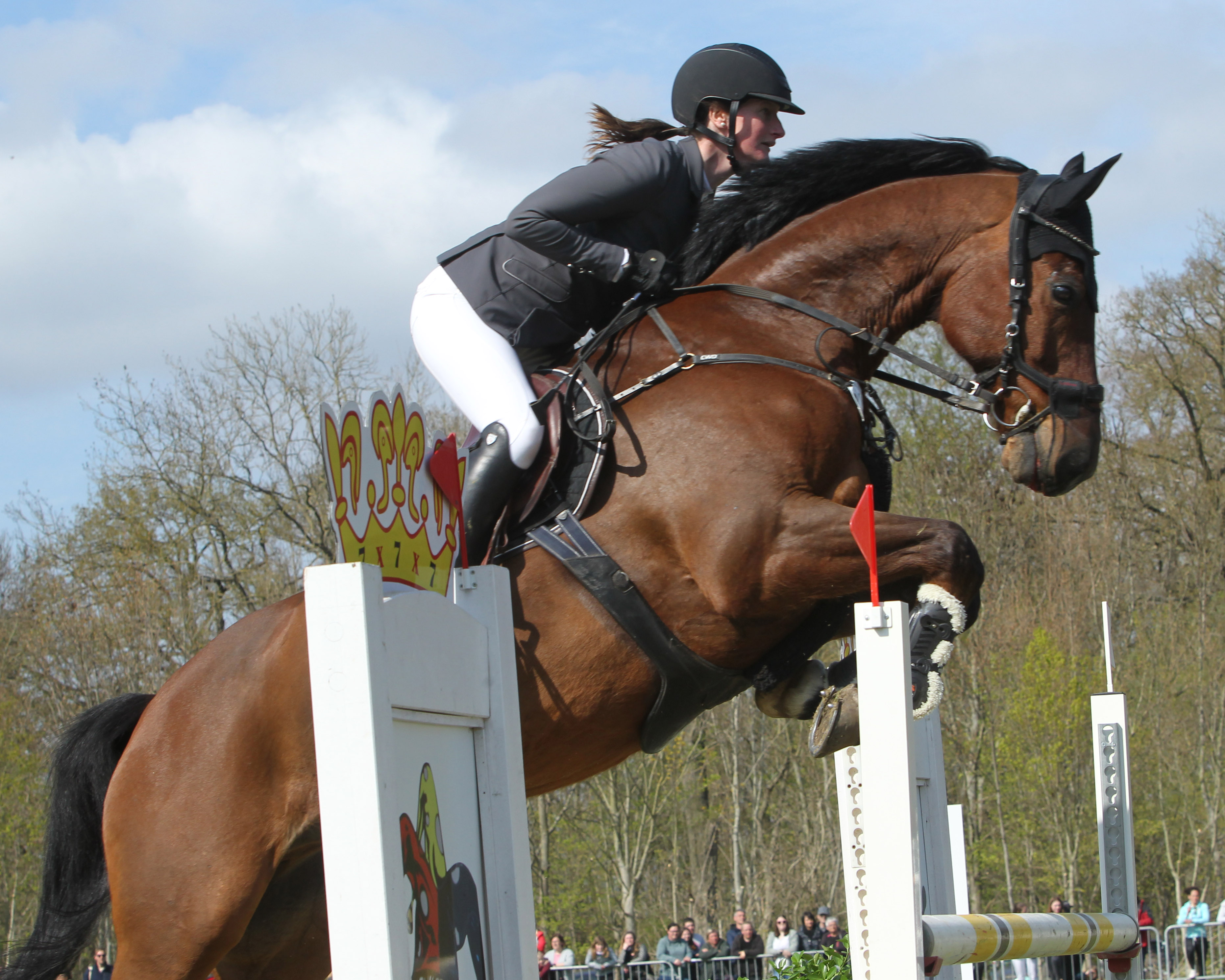Susan Nörenberg (Cramon) hat mit dem 13-jährigen Chap-Sohn Champ den Großen Preis in Ludorf gewonnen. © Archiv Wego