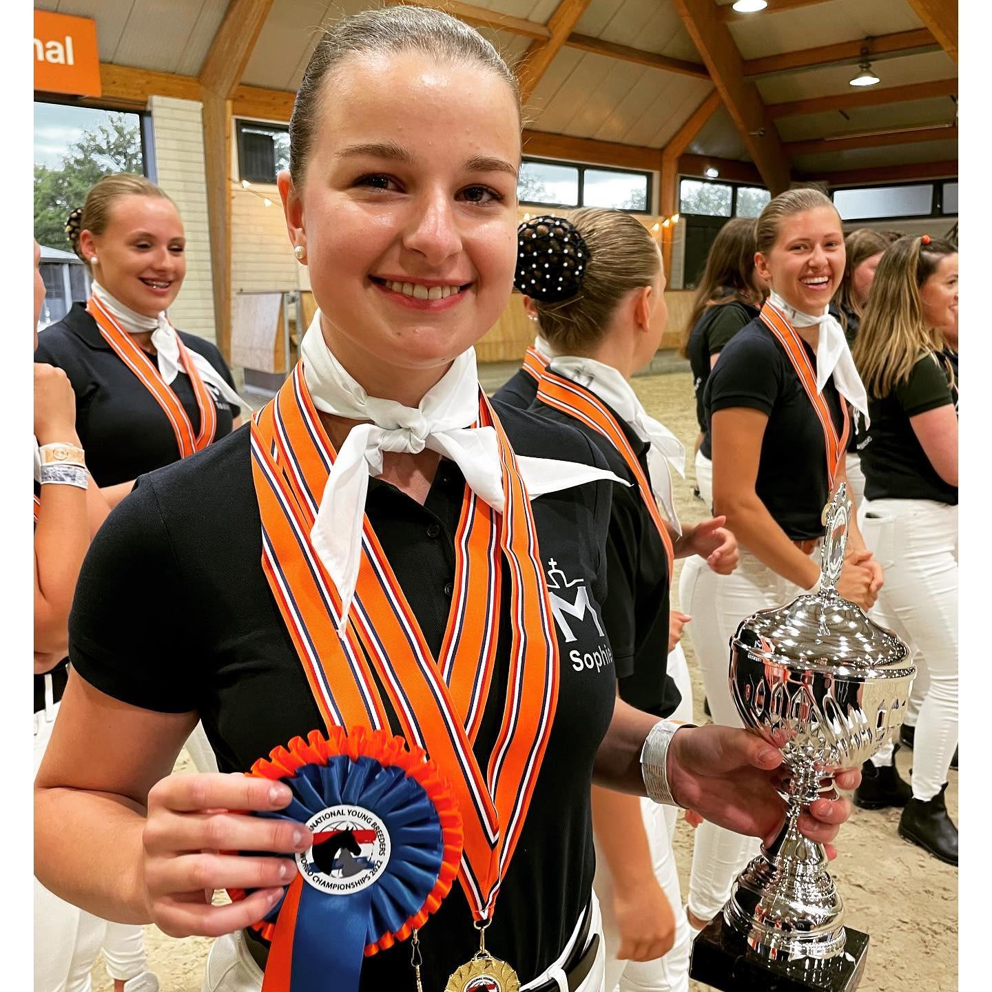 Der Sieg in der Exteurieurbeurteilung bei den Junioren ging an Sophie Brandt vom Mecklenburger Zuchtverband. privat