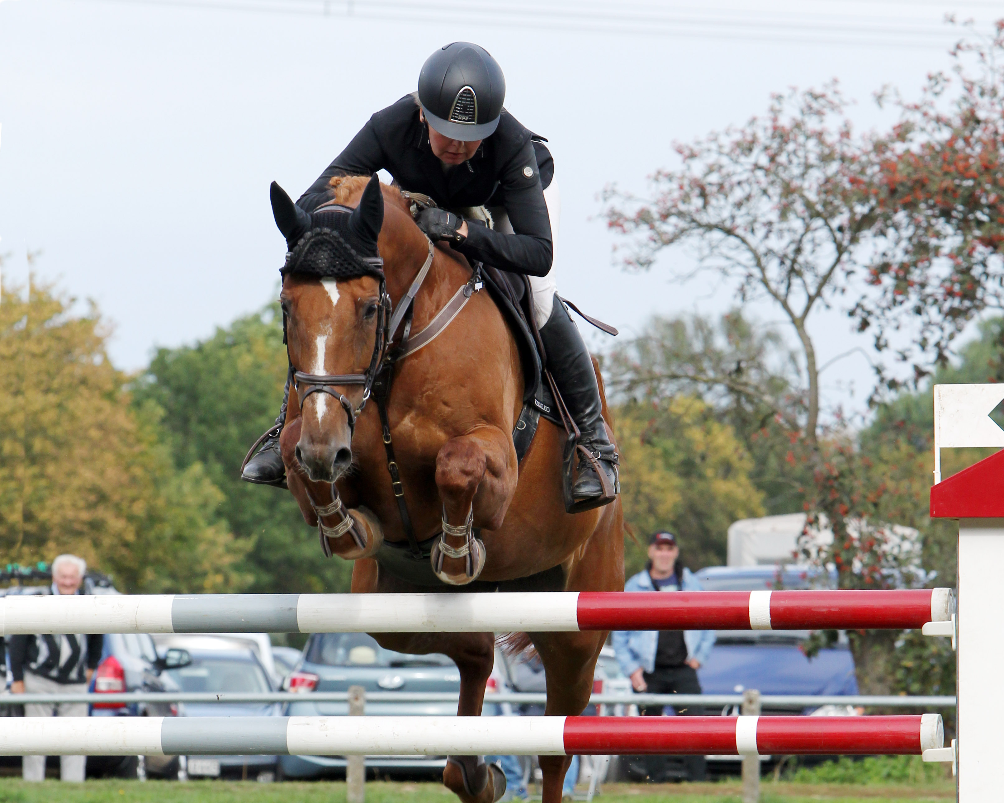 Das Championat am Samstag gewann die Finnin Kati Lekander aus Karow mit der 13-jährigen Stute Ceedah. © Jutta Wego