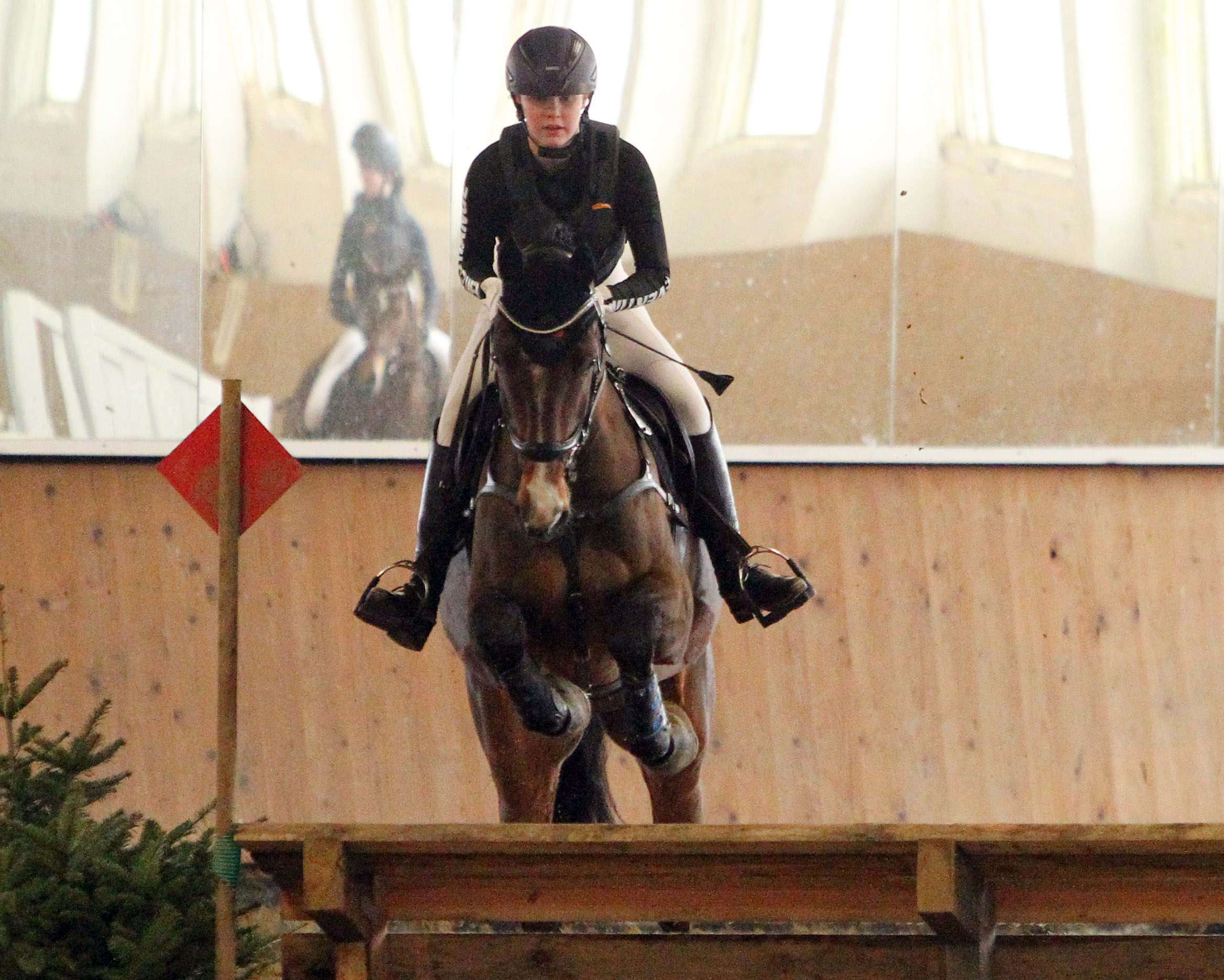 Emely Range (RSG Wöpkendorf) mit Gustav Be. © Jutta Wego