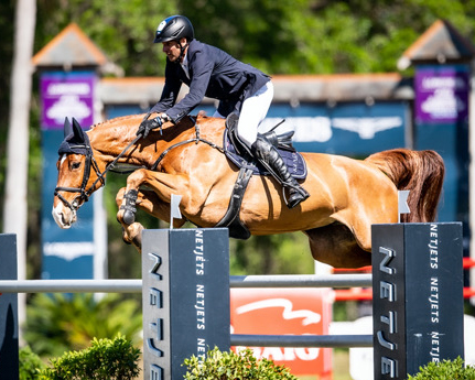 André Thieme mit DSP Chakaria im Weltcup Parcours von Ocala. © FEI/Shannon Brinkman