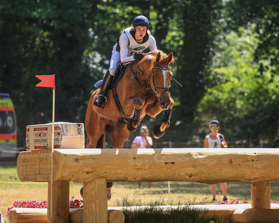 Nicholas Goldbeck und Chintano holten 2022 den Titel bei den EM der Ländlichen Reiter. Foto (c) Jan Frohne