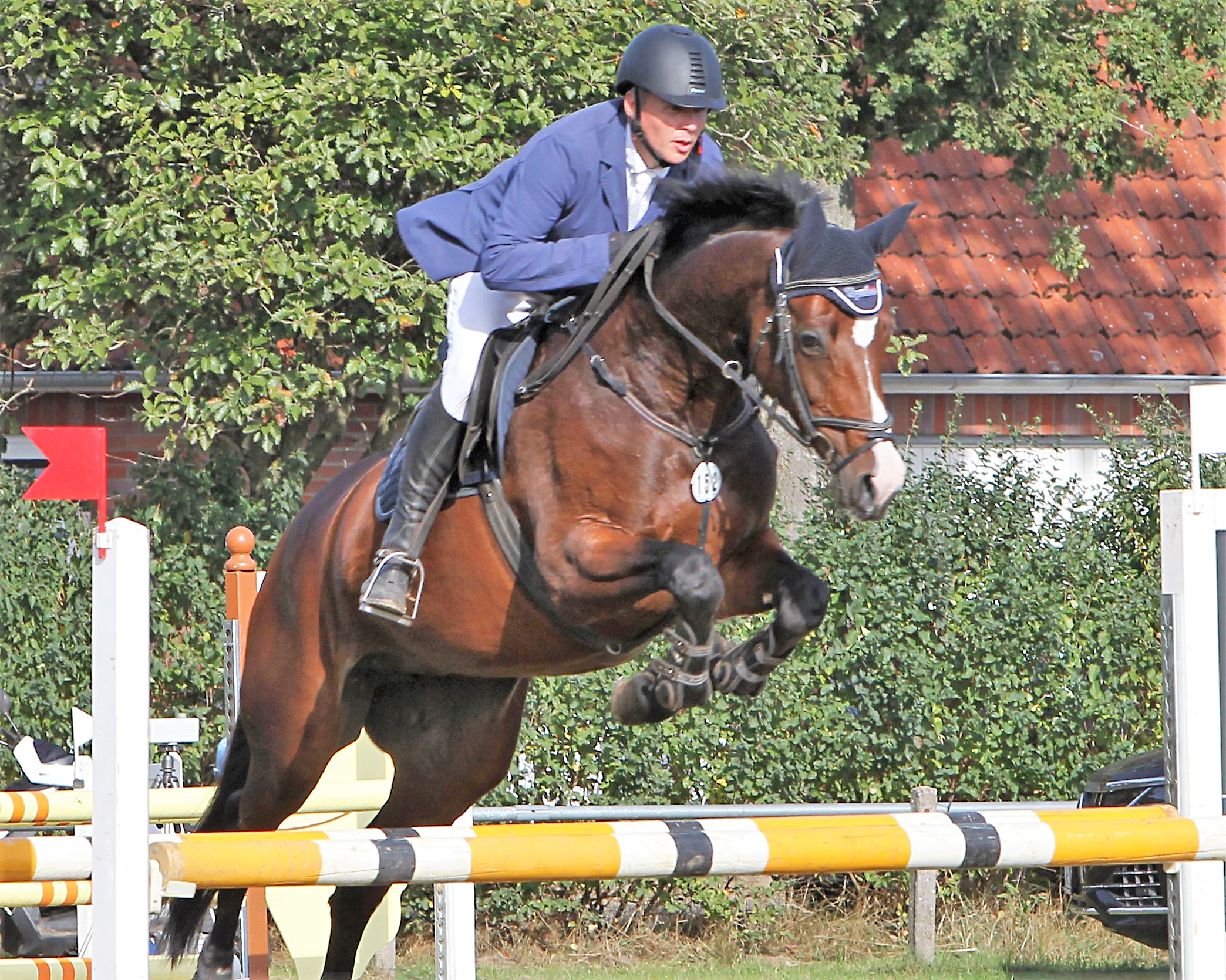 Silvio Stövhase (Schwerin-Pinnow) kam in Uenze zu vier Platzierungen und gewann das Championat am Samstag (M1*) auf Cera-B. © Archiv Wego