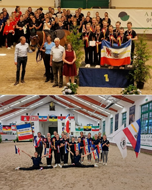 Deutscher Voltigierpokal in Redevi. Fotos privat