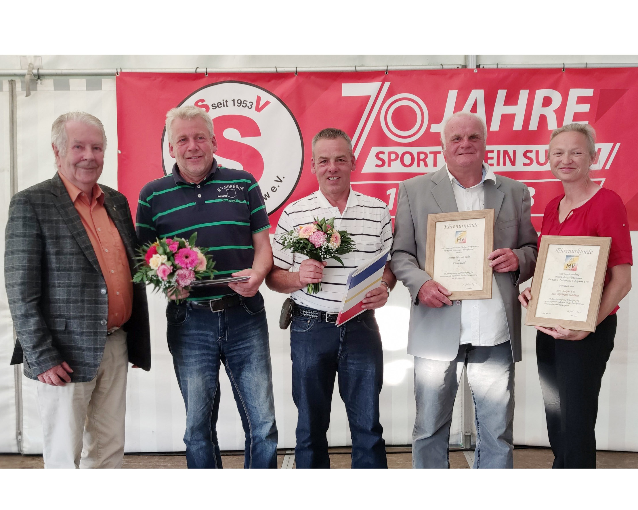 70 Jahre Sportverein Sukow mit seiner Sektion Pferdesport