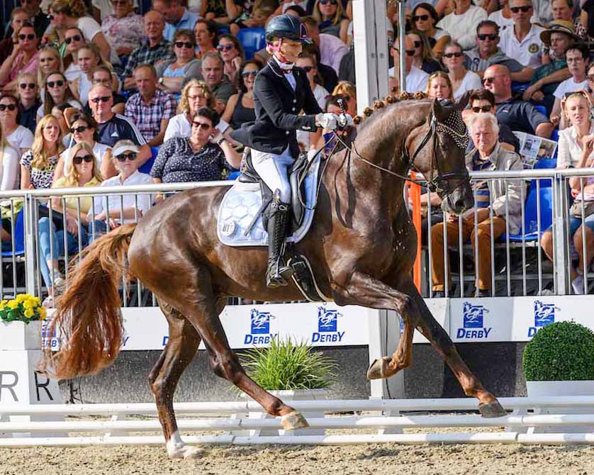 Dank einer einstweiligen Verfügung kann Mareike Mimberg-Hess bei den HKM Bundeschampionaten starten. Foto: Tanja Becker
