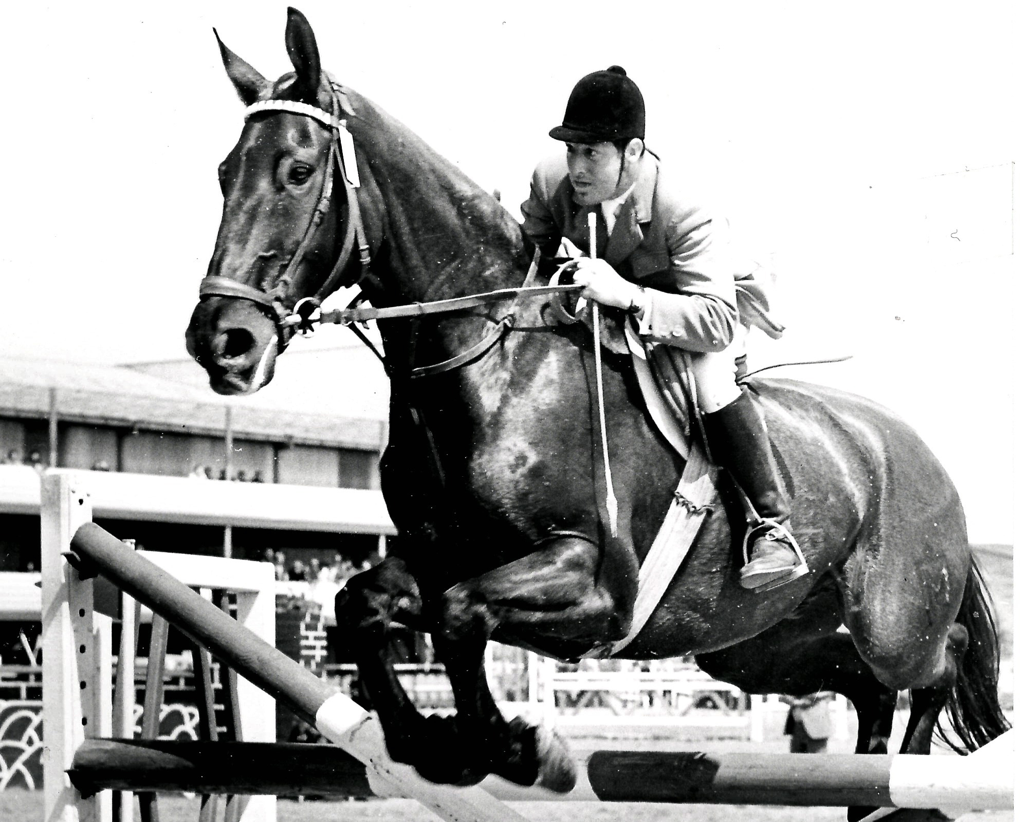 Manfred Nietschmann 1976 in Trinwillershaben mit Wermit © Mihatsch