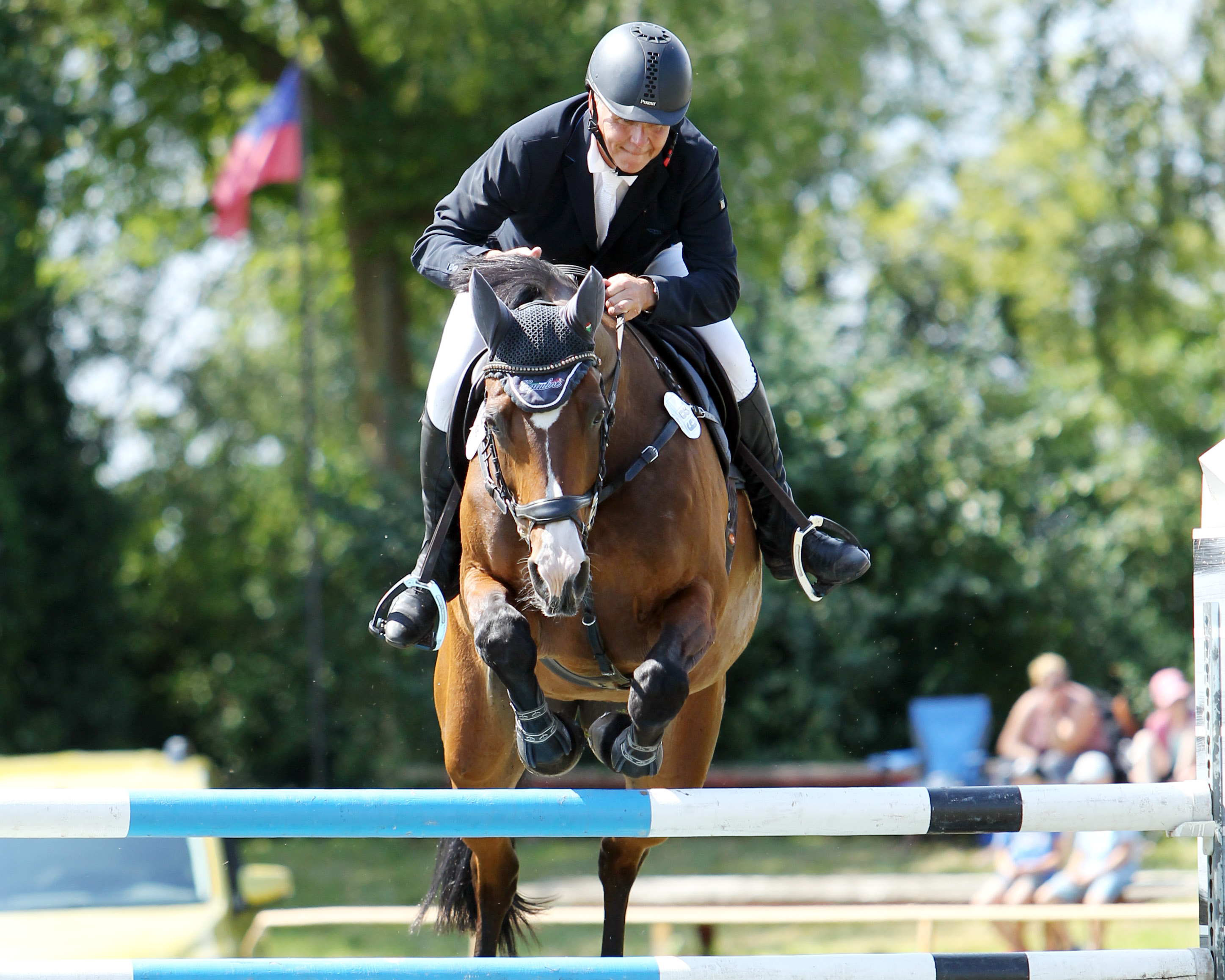 Ü40-Landesmeister Silvio Stövhase gewann mit Cera-B zwei Springen. © J.Wego