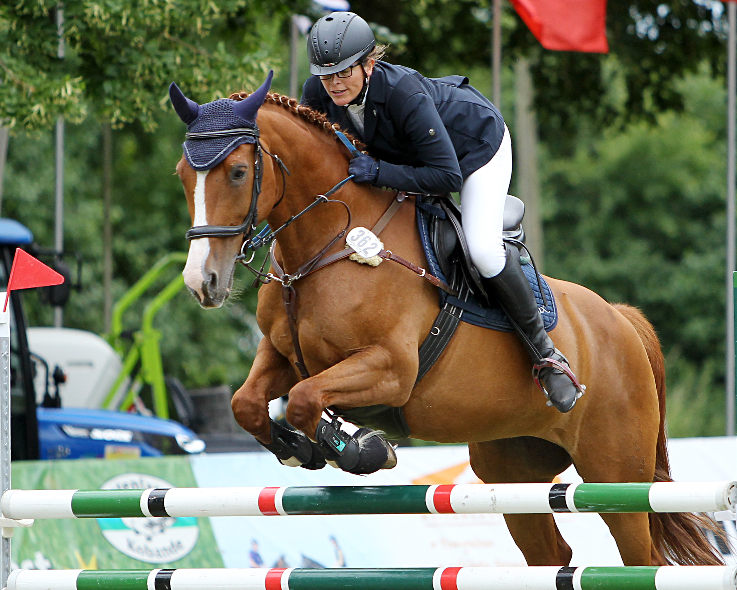 Zu zwei Siegen in Klasse A und L kam Julia Schweitzer (Dierhagen) in Prohn mit Lithana Deux. © J.Wego