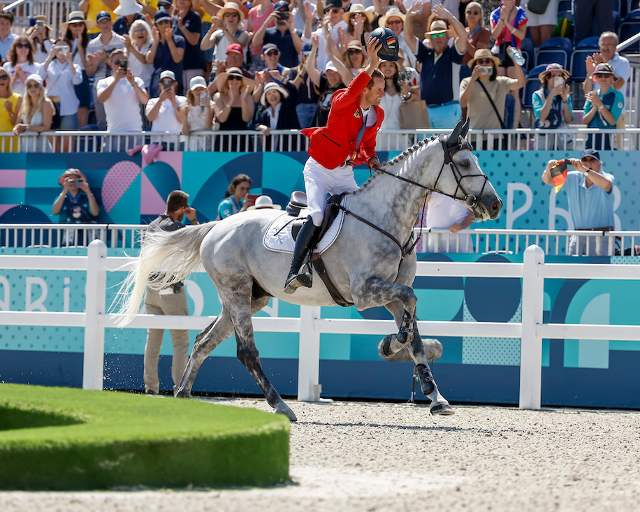 Olympiasieger Christian Kukuk mit Checker. © Lafrentz