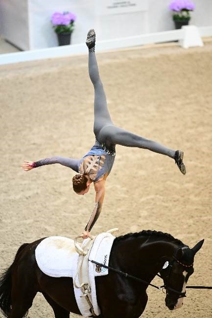 Alina Roß mit Baron bei der Weltmeisterschaft in Bern. © D. Kaiser