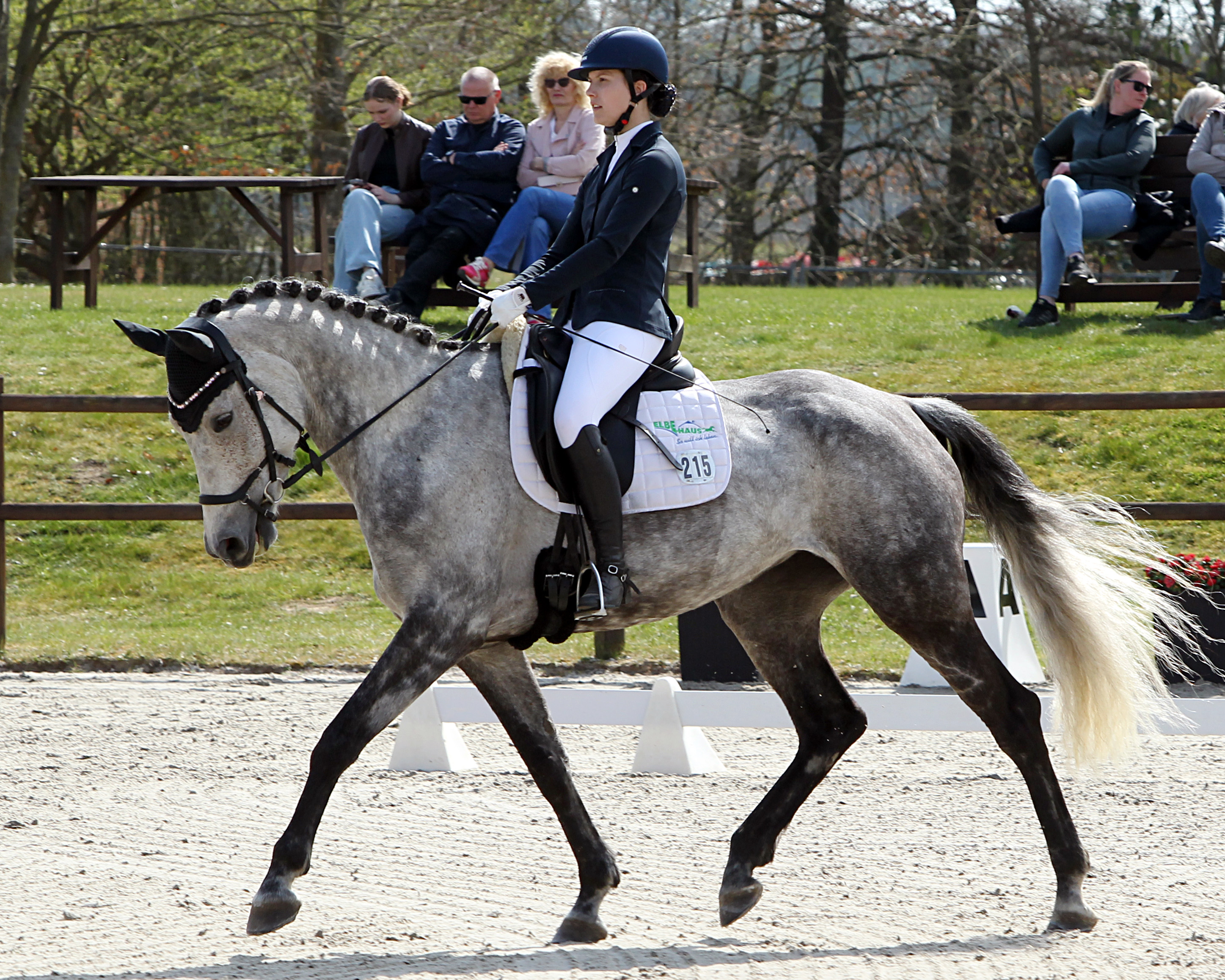 Für Ann-Sophie Wißuwa aus Eldena gab es auf Cinderella mit Wertnote 8,0 den 2. Platz in der A-Dressur. © J.Wego