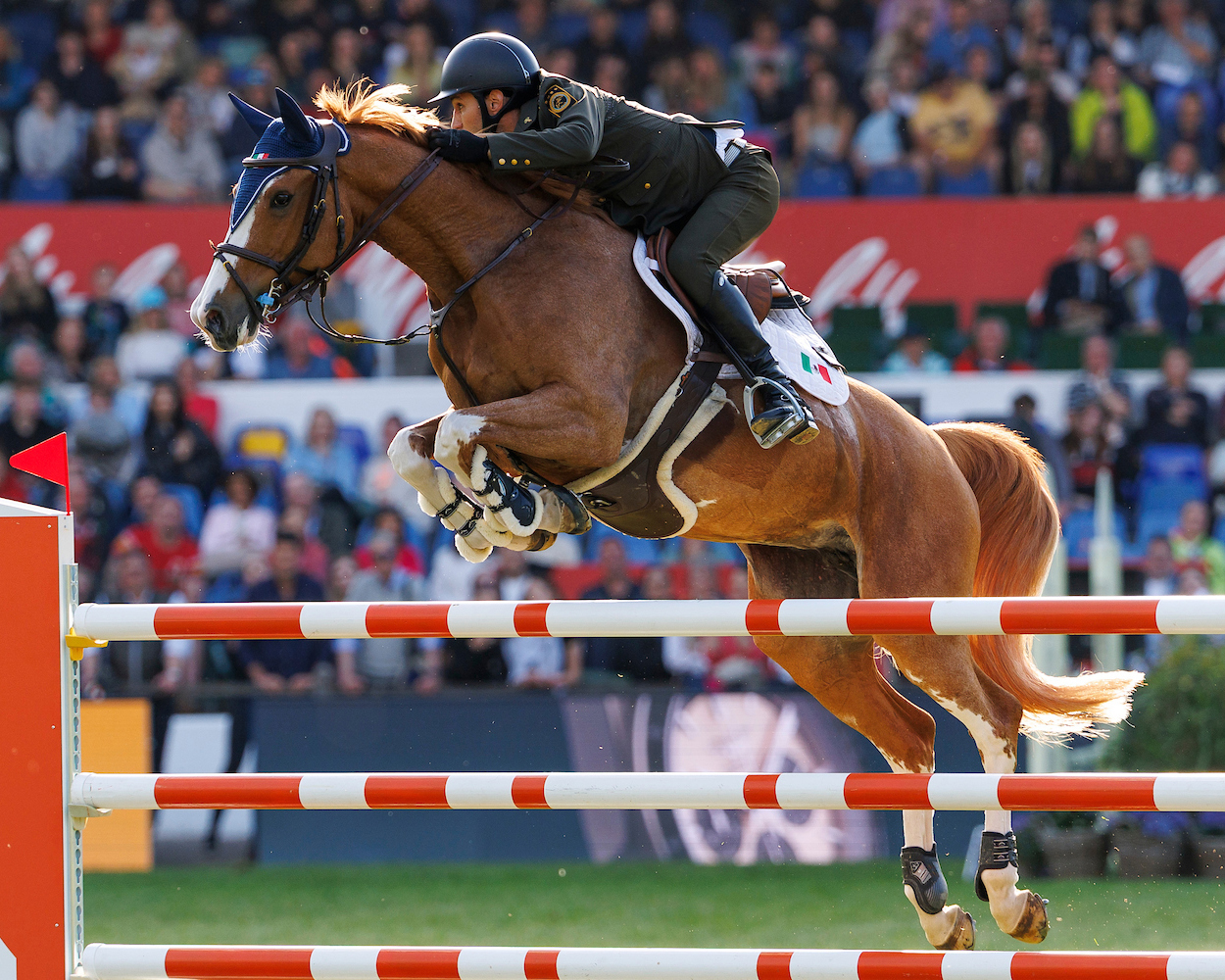 Andres Azcarraga (MEX) und Atlantica du Soleil Z sichern sich den Sieg im Preis von B.Grimm, Al Shira'aa CSI5* Tour. © sportfotos-lafrentz.de