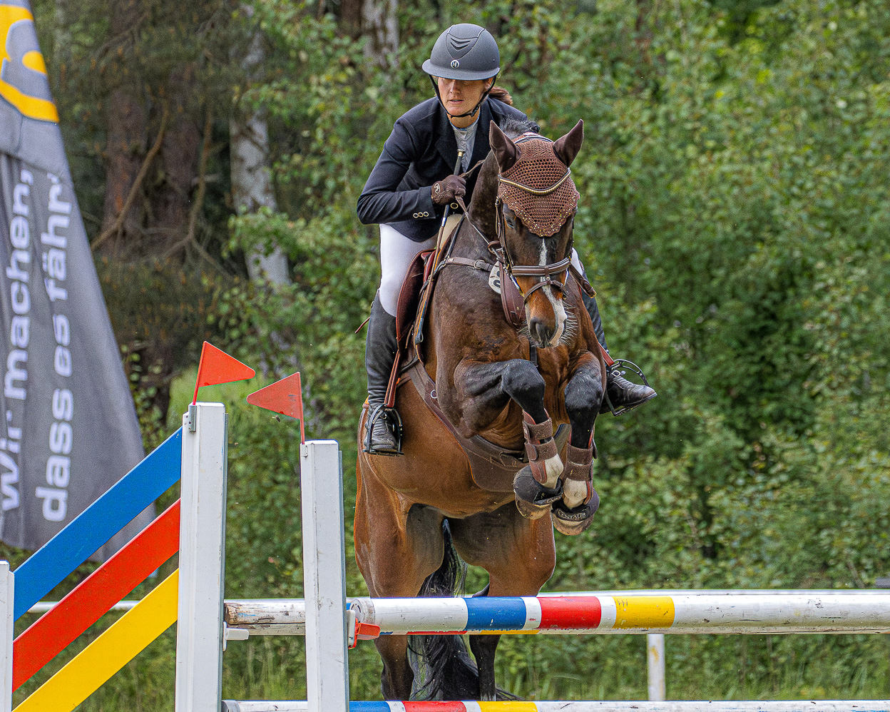 Zu einem M1*-Sieg kam Anna Ebel-Jürgens (Polzow) mit Carleydo. © Sophia Boge