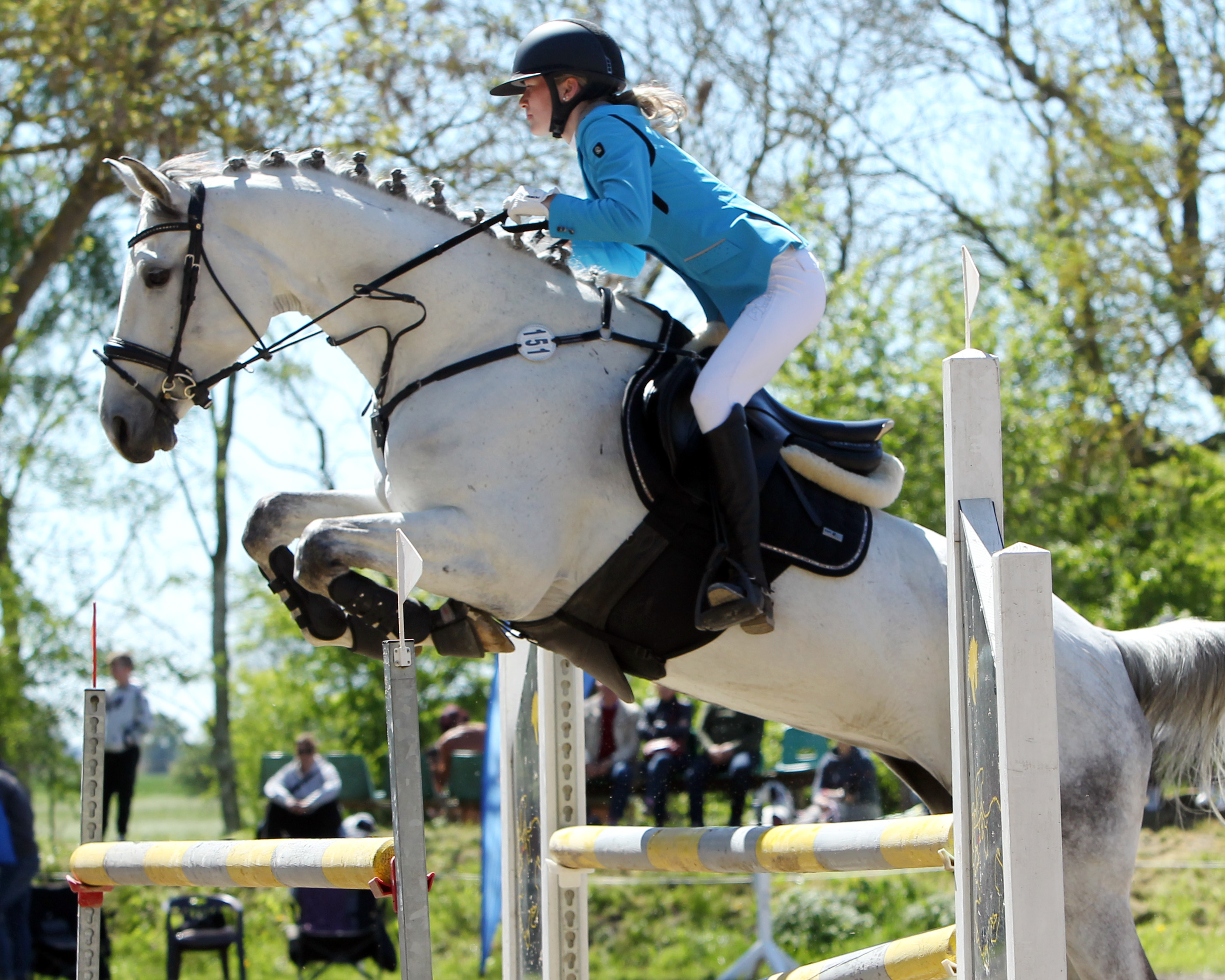 Zu zwei A-Siegen kam Johanna Thietke aus Wusterhusen, einen auf dem Trakehner Wiesentanz K. © J.Wego