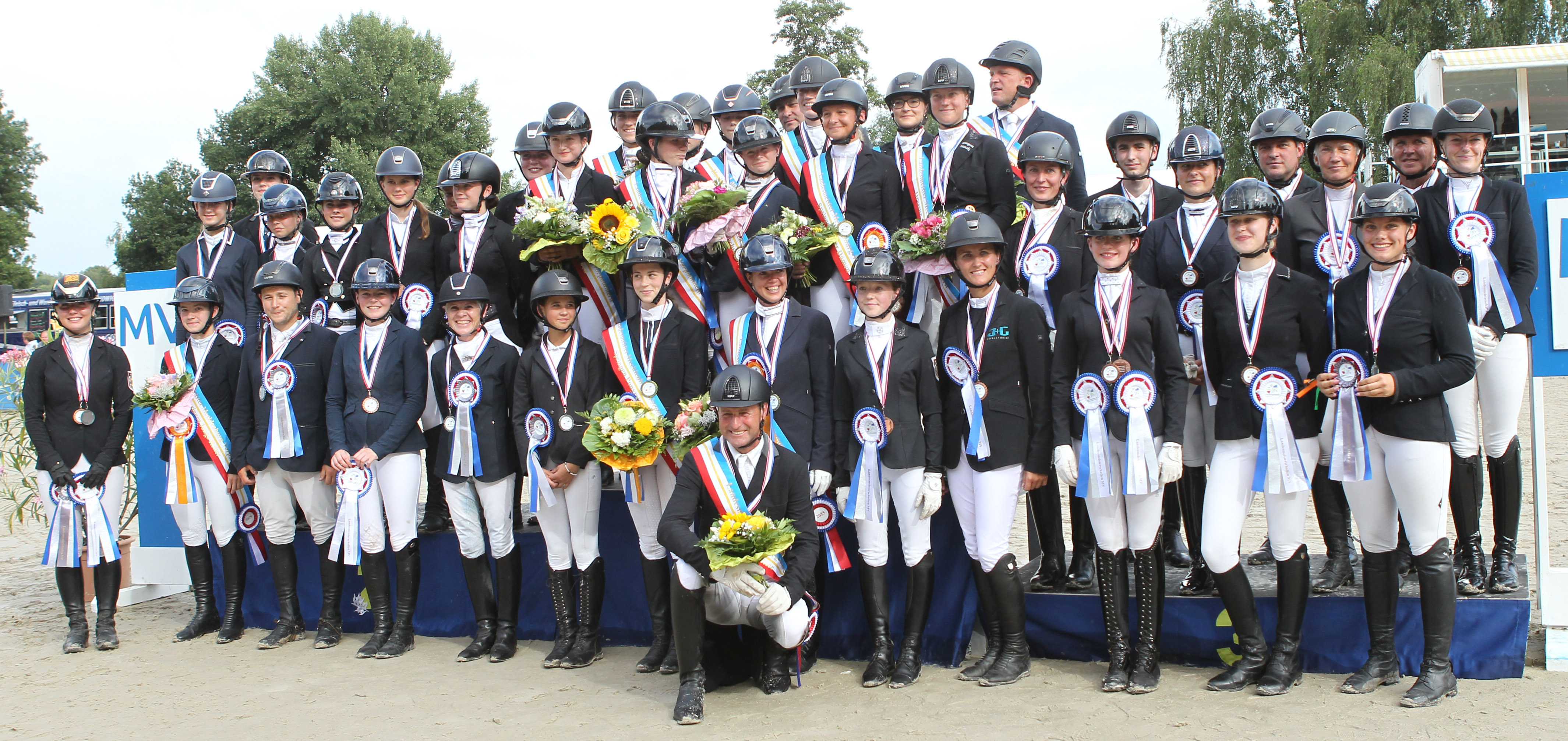 Alle 46 Medaillengewinner. © Jutta Wego