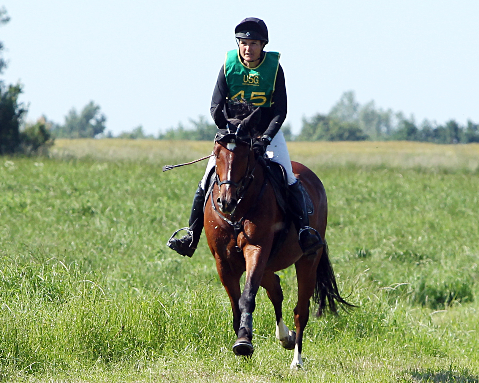 Zu vier Platzierungen, darunter drei auf Cavados (Foto) kam Marianne Bürenheide in der A2*-Kombi. © J. Wego