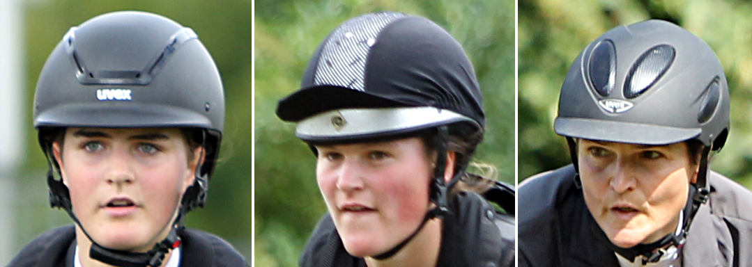 Vielseitigkeit v.l.: Helene Bürenheide, Emelie Bürenheide, Marianne Bürenheide