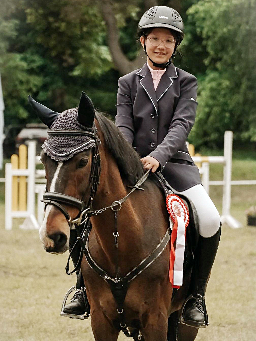 Mogly war ein zuverlässiges New Forest Pony mit dem auch ihre jüngere Schwester Rosalie in den Turniersport hineinwuchs. © privat