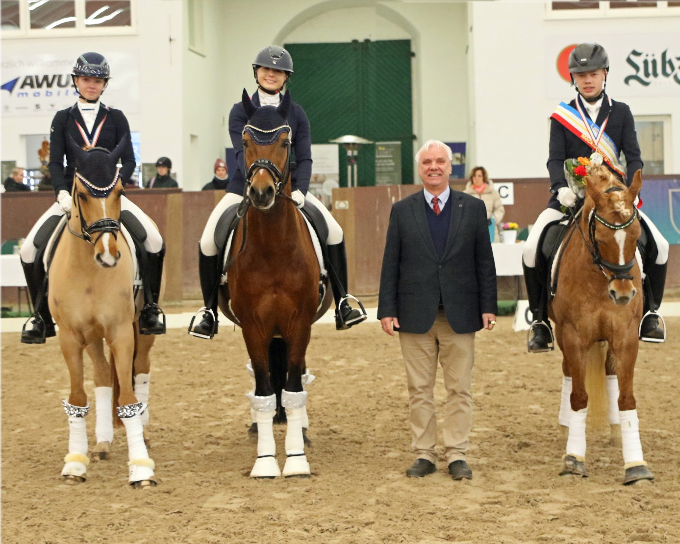 Redefin - Hallen-Championat Dressur: Susanne Voß gewann beide S-Dressuren