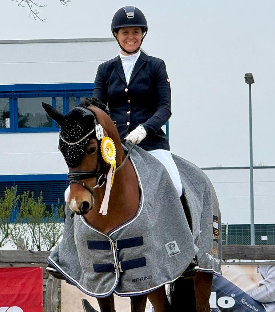 In beiden L-Dressuren holte sich Anneli Spitzmann (Rostock) mit Pintados LaFee die Siegerschleifen. © TSP GÜ